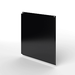 Фасадная металлокассета 1740x1160 открытого типа оцинкованная с порошковым покрытием 0,7мм RAL 9005