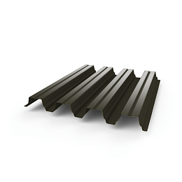 Профнастил Н75 - 0,8 (RAL 6006) с полимерным покрытием (полиэстер)