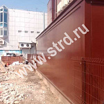 Стеновая трёхслойная сэндвич-панель трапеция 60мм 1000мм с видимым креплением минеральная вата Полиэстер Доборник