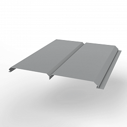 Металлосайдинг Экобрус оцинкованный с полимерным покрытием 0,45x345мм  RAL 7004