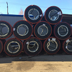 Рулон оцинкованный 1,0х1250мм (RAL 6017) с полимерным покрытием (полиэстер)