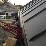 Фальц двойной стоячий оцинкованный с полимерным покрытием 0,5х625мм RAL 7005