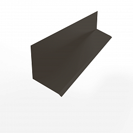 Планка примыкания к стене верхняя для фасада 0,45 мм (RR 32) оцинкованная, с порошковым покрытием