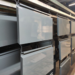 Фасадная металлокассета закрытого типа оцинкованная с порошковым покрытием 0,7x380х815мм RAL 7012 Базальтово-серый