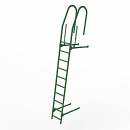 Лестница фасадная 2000мм холоднокатанная сталь с порошковым покрытием RAL 6002