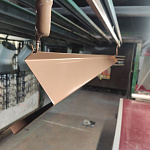 Отлив 0,4 мм RAL 8024 оконный оцинкованный c порошковым покрытием