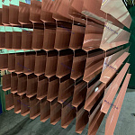 Отлив 0,55 мм RAL 3012 оконный оцинкованный c порошковым покрытием