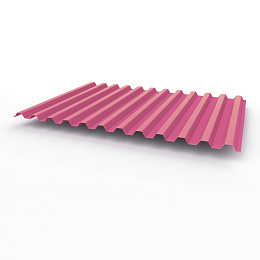 Профнастил С21 0,6х1051мм (RAL 4003) оцинкованный, с полимерным покрытием (полиэстер)