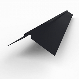 Конек фигурный 0,45 мм RAL 5004 оцинкованный, с порошковым покрытием