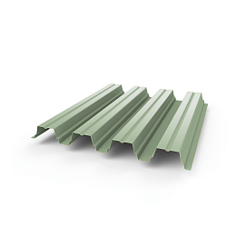 Профнастил Н75 - 0,8 (RAL 6019) с полимерным покрытием (полиэстер)
