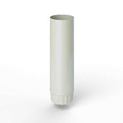 Труба водосточная оцинкованная порошок ф90х1250мм RAL 9002