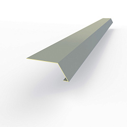 Карнизная планка RAL 7045 оцинкованная c порошковым покрытием 0,45мм