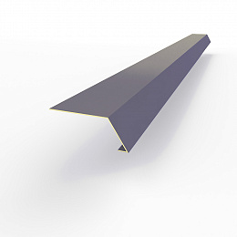 Карнизная планка RAL 4012 оцинкованная c порошковым покрытием 0,45мм