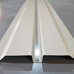 Нащельник на деформационный шов RAL 9003 оцинкованный c порошковым покрытием 0,45мм