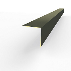 Планка угла внешнего RAL 6006 оцинкованная c порошковым покрытием 0,45мм