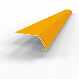 Карнизная планка RAL 1003 оцинкованный c порошковым покрытием 0,45мм