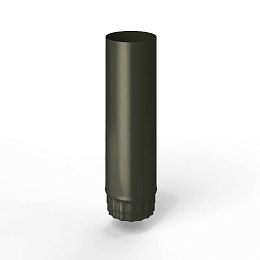 Труба водосточная оцинкованная порошок ф110х1250мм RAL 6008