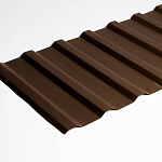 Профнастил С20 - 0,5х1150мм (RAL 8004) оцинкованный, с полимерным покрытием (полиэстер)