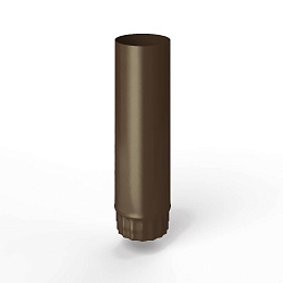 Труба водосточная оцинкованная порошок ф150х1250мм RAL 8028