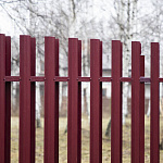 Штакетник оцинкованный с полимерным покрытием  П-образный 0,45х100мм RAL 7024