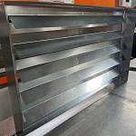 Вентиляционная решетка 250x250 с рамкой наружная оцинкованная 0.45мм