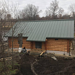 Фальц двойной стоячий оцинкованный с полимерным покрытием 0,7х625мм RAL 5002