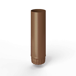 Труба водосточная оцинкованная порошок ф90х1250мм RAL 8024