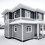 ЭкоБрус 3D 0,345 Grand Line 0,5 Satin с пленкой RAL 7004 сигнальный серый