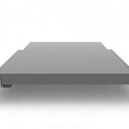 Линеарная панель оцинкованная с полимерным покрытием Т-Г-24хС/20 0,7х245мм RAL 7004