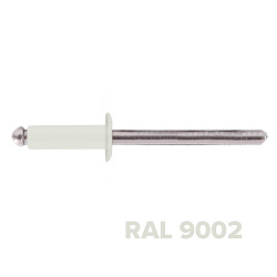 Заклепка 3.2x10 (RAL 9002) A2/A2 вытяжная