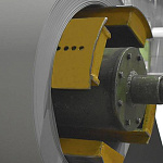 Лист оцинкованный 0,4х1250мм (RAL 9004) с полимерным покрытием (полиэстер)