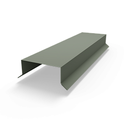 Парапет плоский RAL 7033 полиэстер 0,45