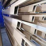 Прямоугольная ламель оцинкованная 0.7мм RAL 1001