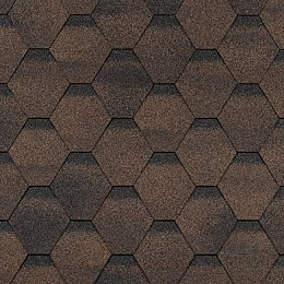 Гибкая черепица Шинглас Финская Cоната коричневый