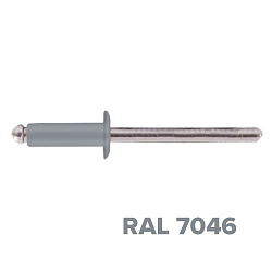 Заклепка 3.2x10 (RAL 7046) A2/A2 вытяжная