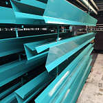 Планка снегозадержания (RAL 6005) оцинкованная, c полимерным покрытием 0,45 мм