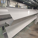 Лобовая планка (RAL 7047) оцинкованная, с порошковым покрытием 0,45 мм