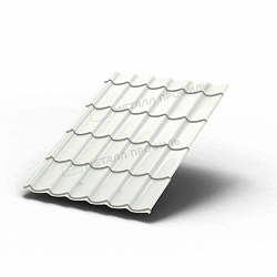 Металлочерепица МП Ламонтерра (ПЭ-01-9010-0,45)