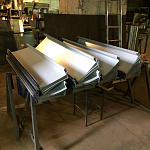 Ендова верхняя фигурная 0,45 мм (RAL 1014) оцинкованная c полимерным покрытием