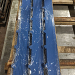 Планка угла внутренняя RAL 5007 оцинкованная c порошковым покрытием 0,45мм