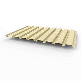 Профнастил С20 - 0,4х1150мм (RAL 1015) оцинкованный, с полимерным покрытием (полиэстер)