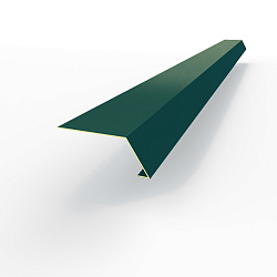 Карнизная планка RAL 6004 оцинкованная c порошковым покрытием 0,45мм