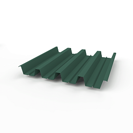 Профнастил Н60 (RAL 6028) 0,6х845мм оцинкованный, с полимерным покрытием (Полиэстер)