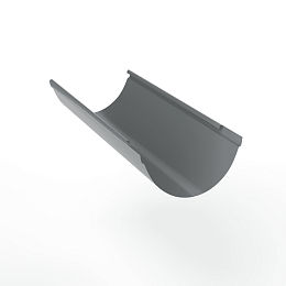 Желоб водосточный оцинкованный порошок ф120х2000мм RAL 9023