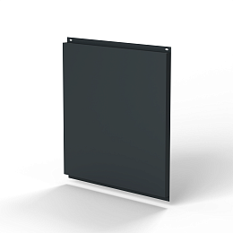 Фасадная металлокассета 1160x530 (RAL 7016) открытого типа, с порошковым покрытием 0,7 мм