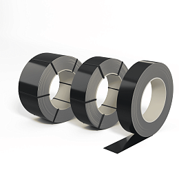 Лента оцинкованная (Штрипс) 0,8 мм (RAL 9011) с полимерным покрытием