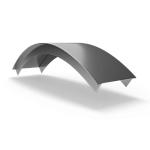 Парапет радиусный 1 мм (Цинк)