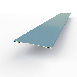 Планка стыковочная RAL 5024 оцинкованная c порошковым покрытием 0,45мм