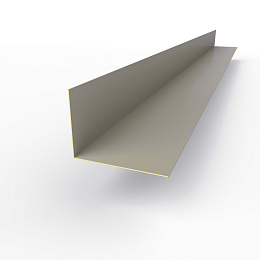 Планка угла внутренняя RAL 7036 оцинкованная c порошковым покрытием 0,45мм