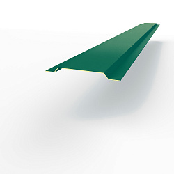 Нащельник RAL 6026 оцинкованный c полимерным покрытием 0,45 мм